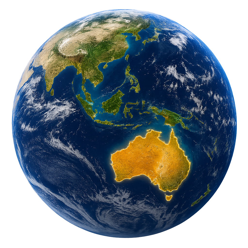 Australie depuis l'espace