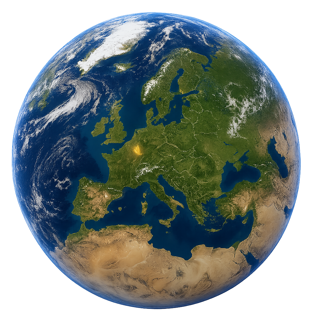 Grand-Duché de Luxembourg depuis l'espace