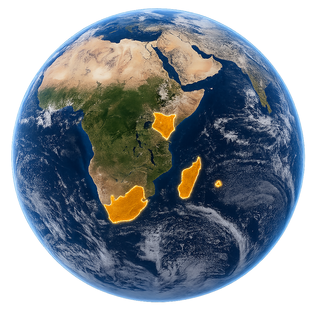 Océan Indien depuis l'espace